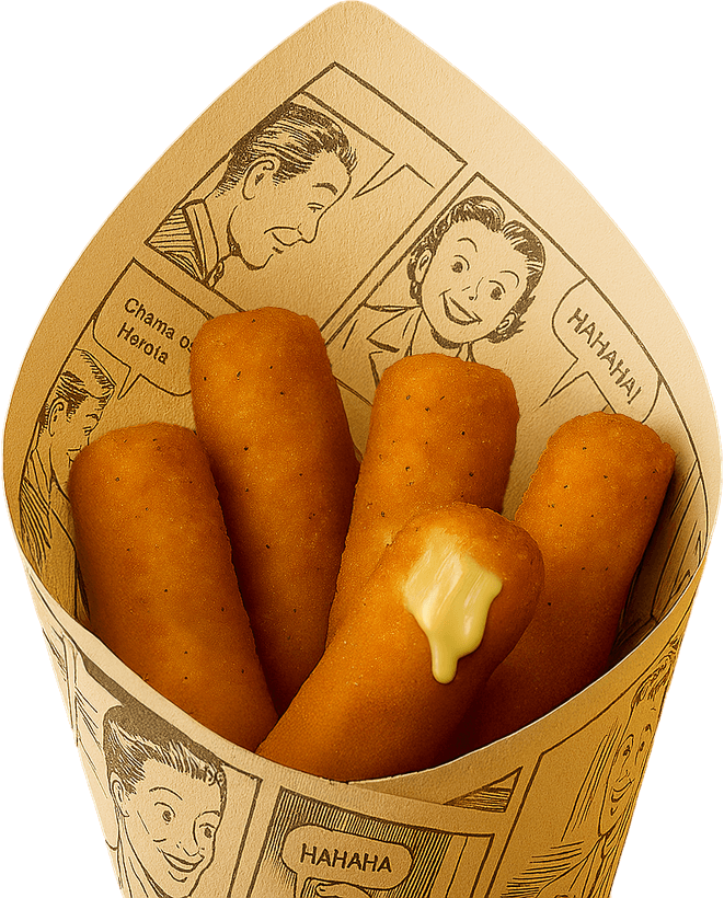 Escudos de Queijo — Heróis do Burguer